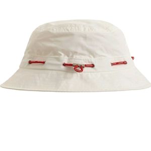 Supreme White Shockcord Nylon Crusher Bucket Hat